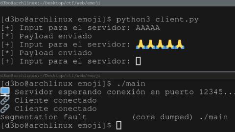 Buffer Overflow con emojis?